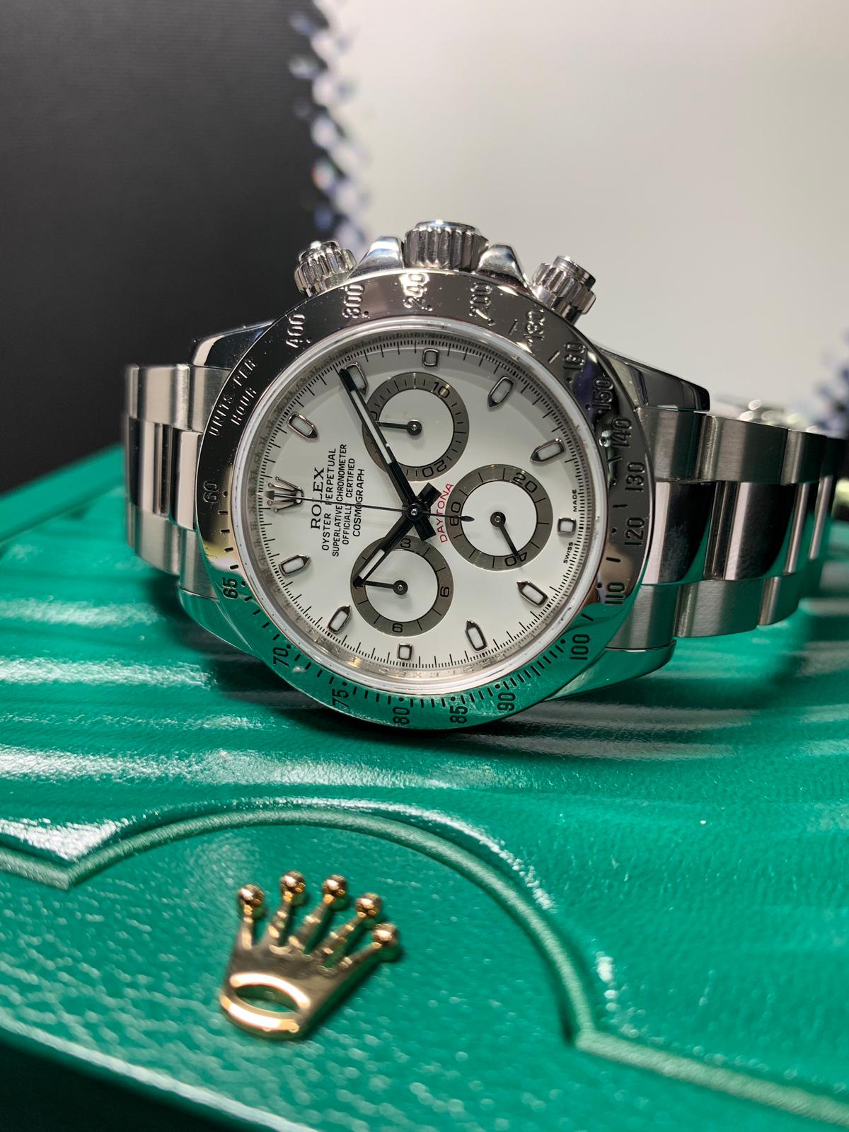 ROLEX COSMOGRAPH DAYTONA 116520 STAINLESS STEEL - Carr Watches Rolex Cosmograph Daytona Stainless Steel Price