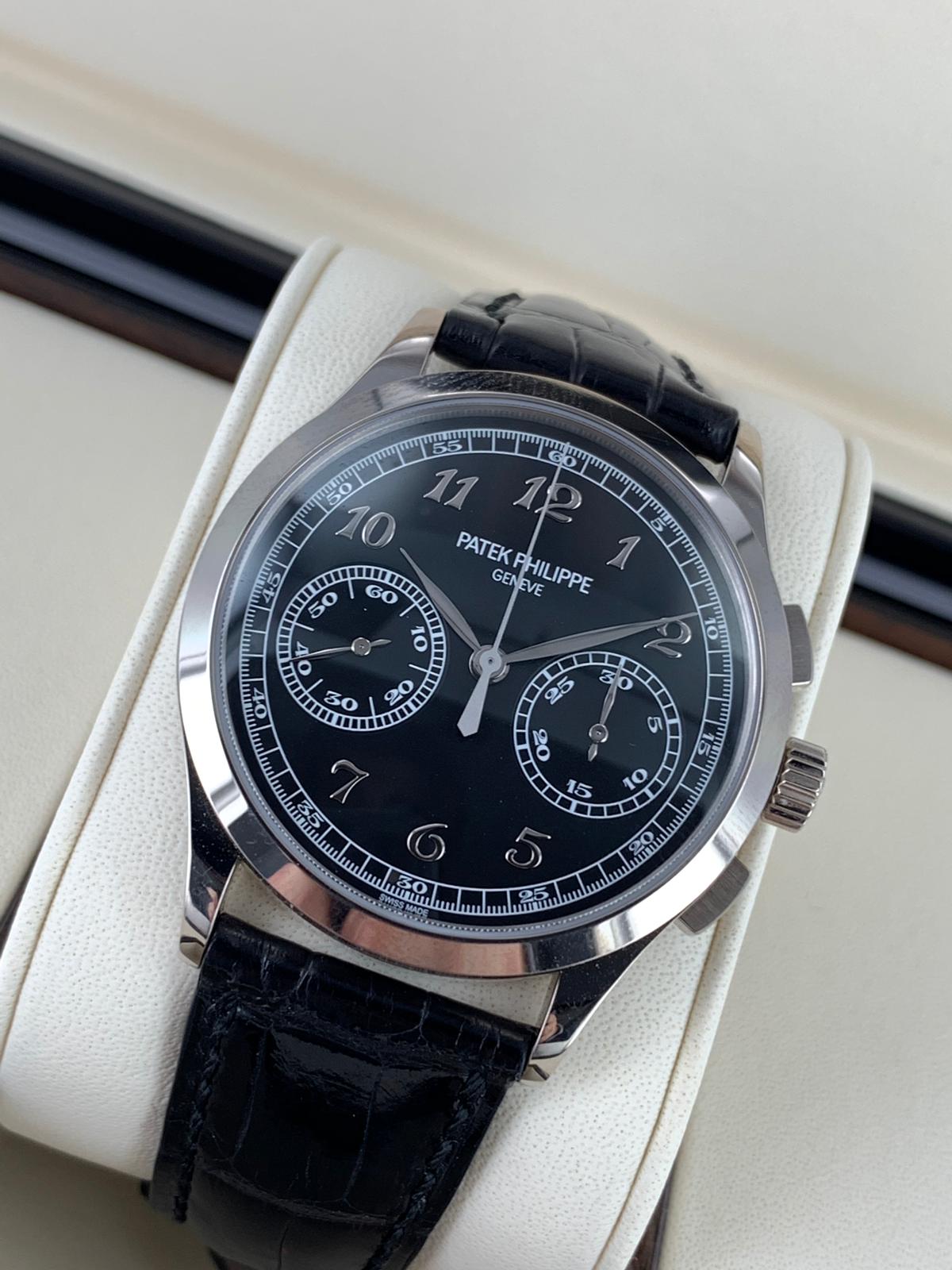 Patek Philippe 5170G 18ct white gold on a crocodile strap - Carr Watches