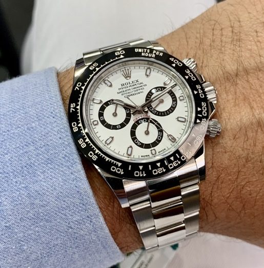 ROLEX COSMOGRAPH DAYTONA CERAMIC BEZEL WHITE DIAL 116500LN - Carr Watches