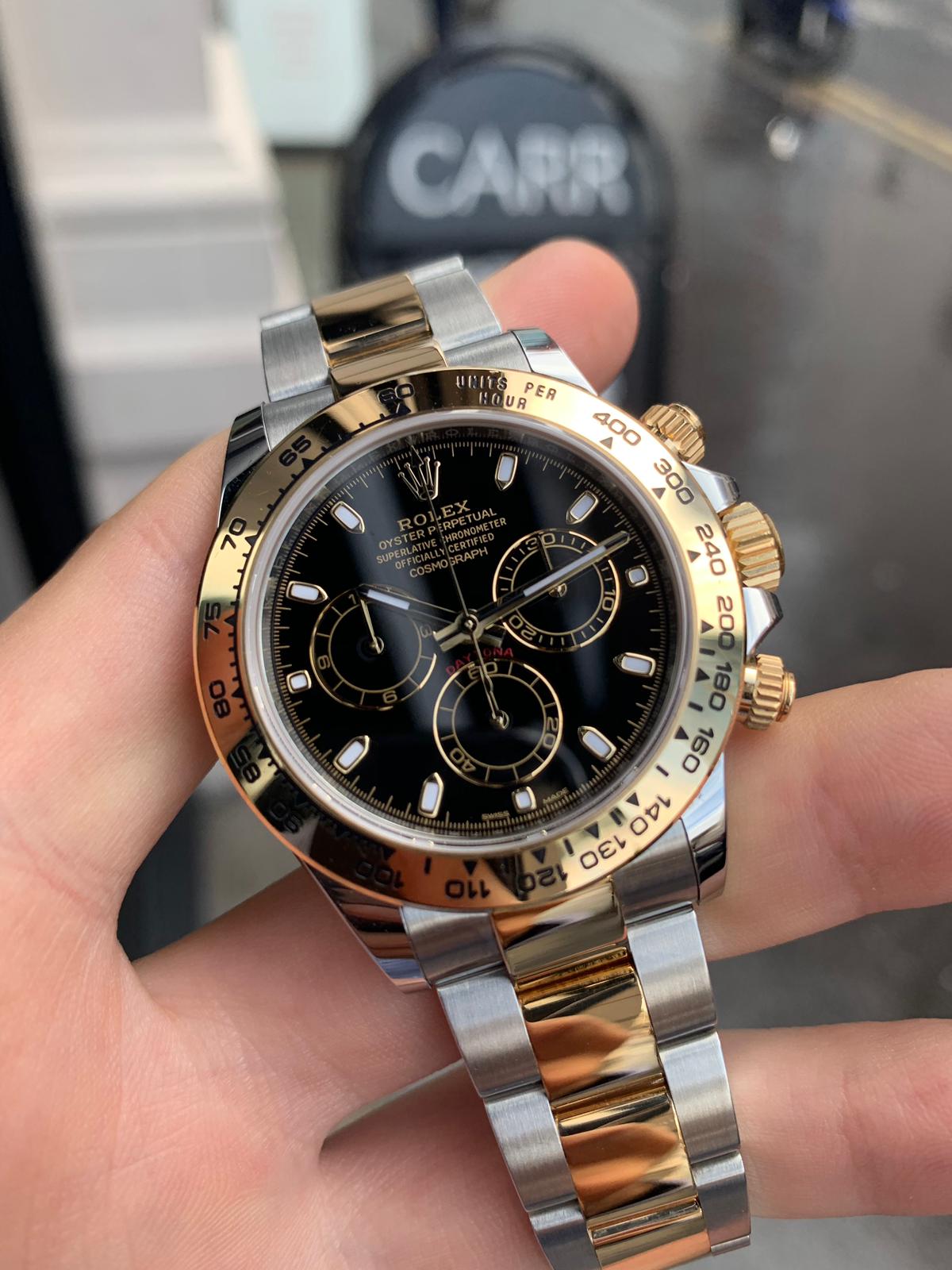 ROLEX COSMOGRAPH DAYTONA STEEL & GOLD 116503 - Carr Watches