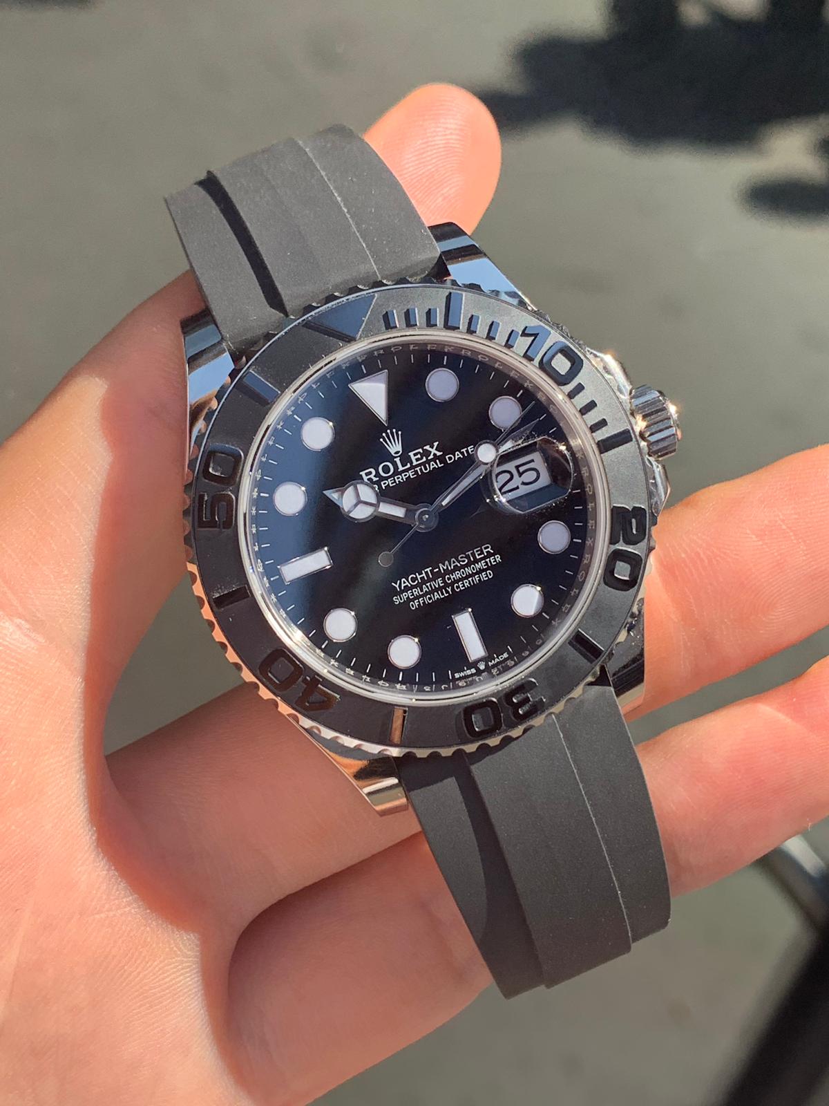 rolex yacht master white gold for sale