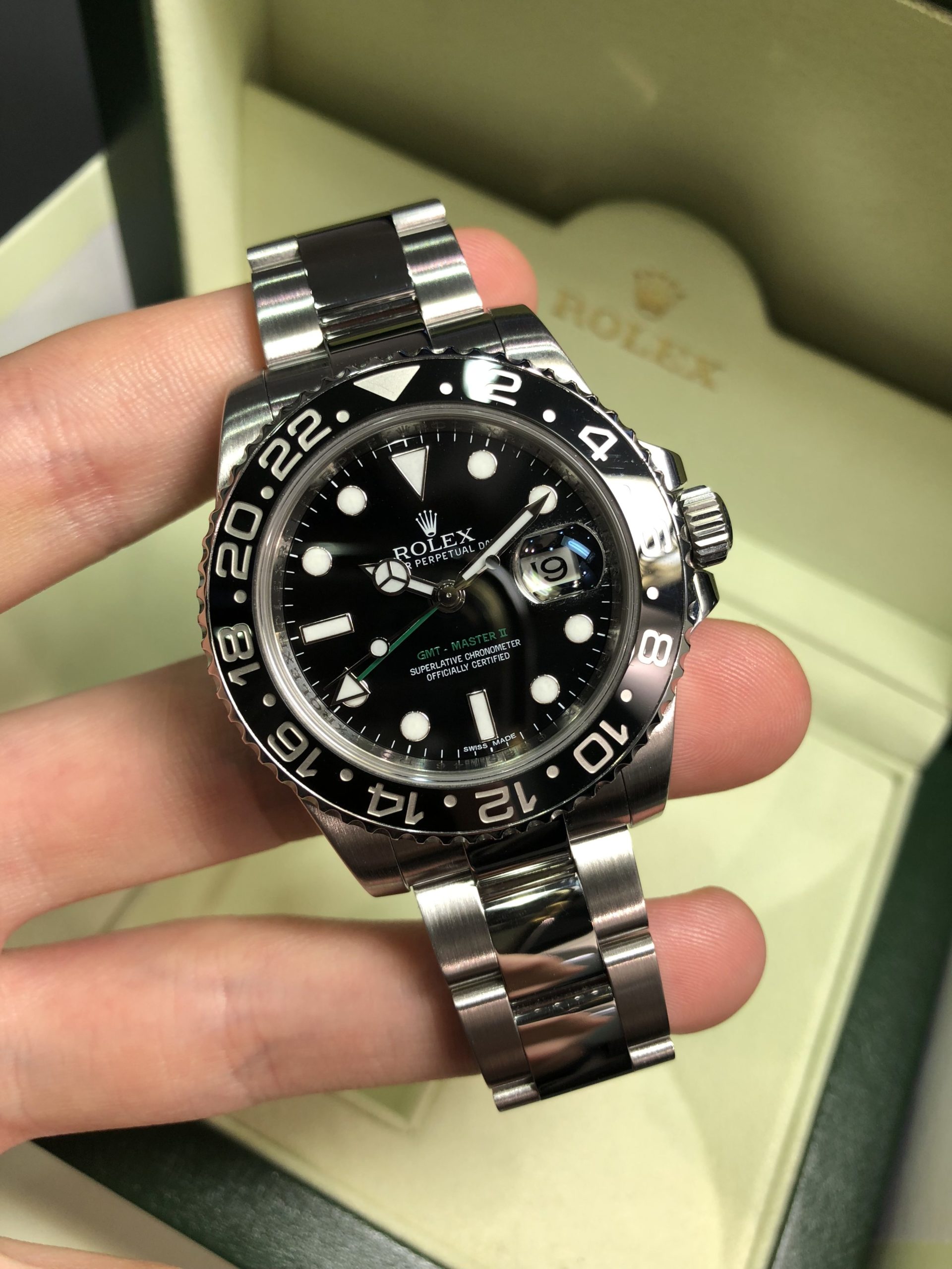 Rolex gmt master ii best sale black dial