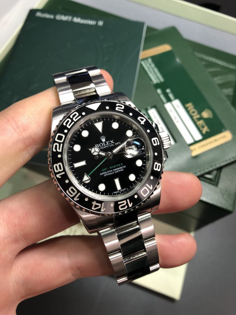 ROLEX GMT MASTER II BLACK DIAL 116710LN Carr Watches