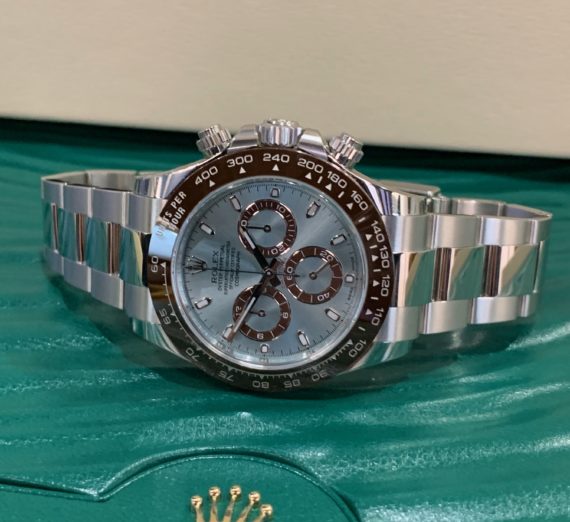 NEW 2020 ROLEX DAYTONA IN PLATINUM WITH THE STUNNING ICE BLUE DIAL 116506 4