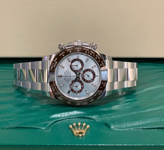 NEW 2020 ROLEX DAYTONA IN PLATINUM WITH THE STUNNING ICE BLUE DIAL 116506 6