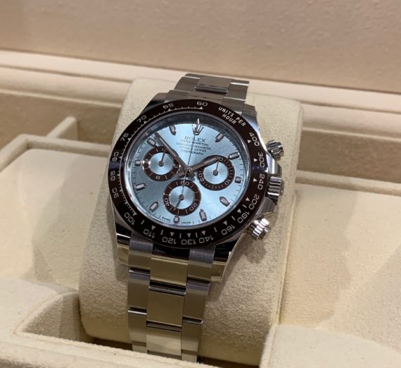 NEW 2020 ROLEX DAYTONA IN PLATINUM WITH THE STUNNING ICE BLUE DIAL 116506 7