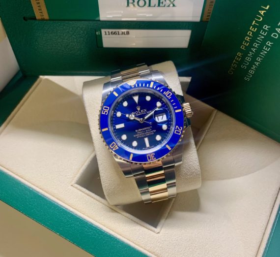 A 2019 ROLEX SUBMARINER STEEL AND GOLD 116613LB 3