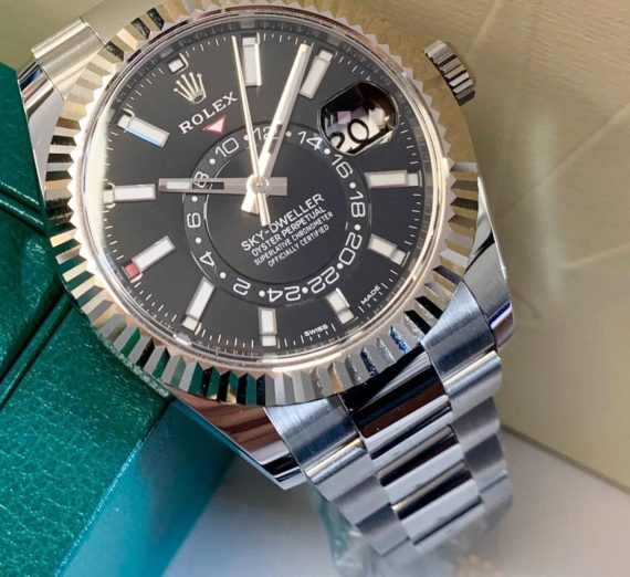 ROLEX SKY-DWELLER OYSTERSTEEL AND WHITE GOLD 326934 5