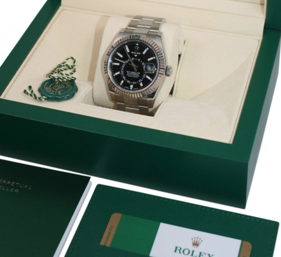 ROLEX SKY-DWELLER OYSTERSTEEL AND WHITE GOLD 326934 7