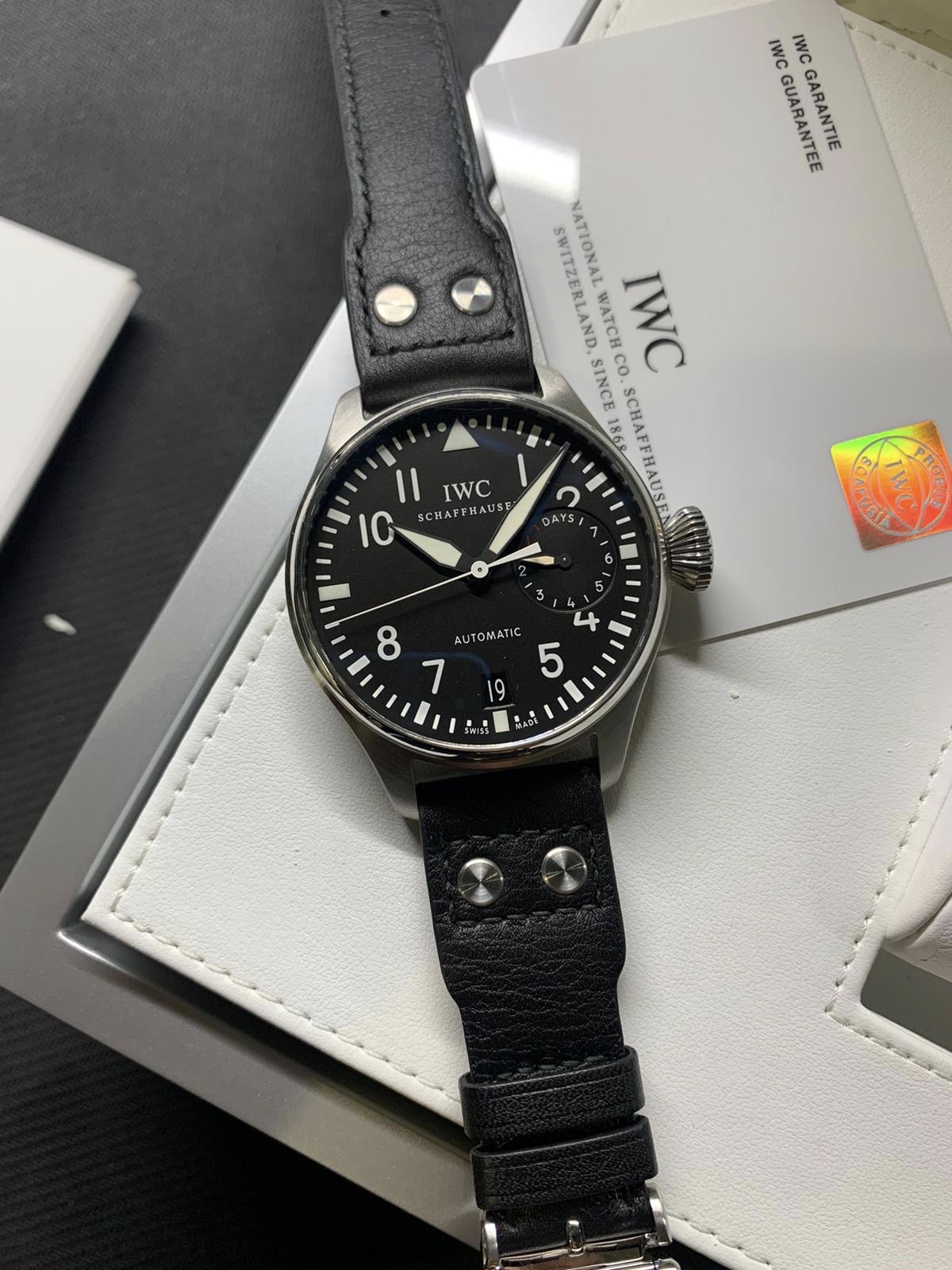 IWC BIG PILOT 7 DAY POWER RESERVE IW501001 - Carr Watches