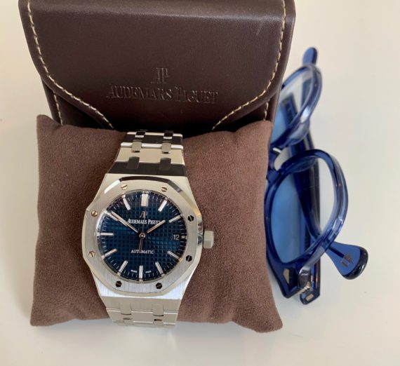 AUDEMARS PIGUET BOUTIQUE BLUE 15450ST.OO.1256ST.03 2