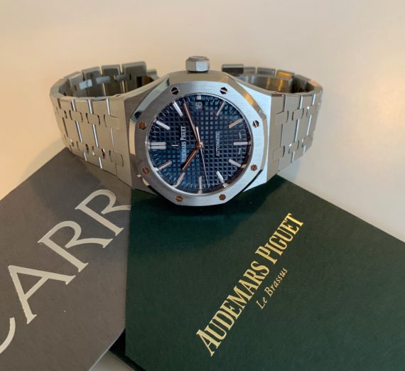 AUDEMARS PIGUET BOUTIQUE BLUE 15450ST.OO.1256ST.03 5