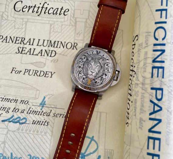LIMITED EDITION PANERAI SEALAND FOR PURDEY MODEL PAM00152 8