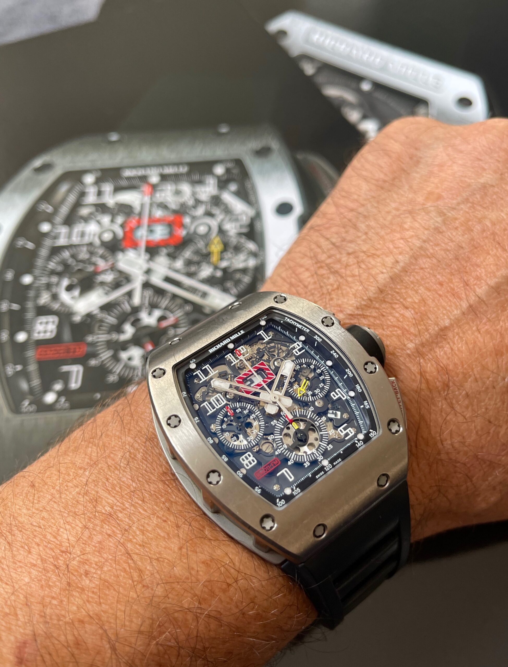 RICHARD MILLE CHRONOGRAPH MODEL RM011 AJ TI Carr Watches