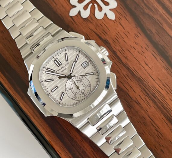 PATEK PHILIPPE NAUTLILUS CHRONO WHITE DIAL MODEL 5980/1A-019 13