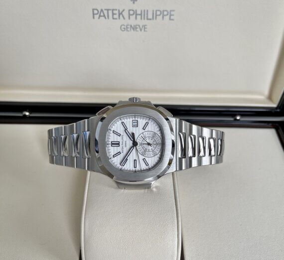 PATEK PHILIPPE NAUTLILUS CHRONO WHITE DIAL MODEL 5980/1A-019 15