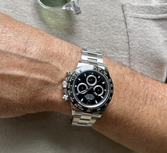 ROLEX DAYTONA BLACK DIAL OCTOBER 2023 MODEL 116500LN