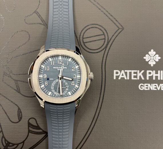 PATEK PHILIPPE AQUANAUT TRAVEL TIME IN WHITE GOLD MODEL 5164G-001 1