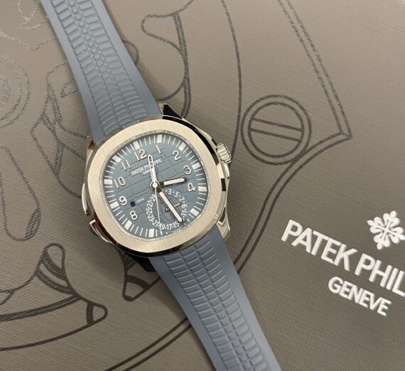 PATEK PHILIPPE AQUANAUT TRAVEL TIME IN WHITE GOLD MODEL 5164G-001