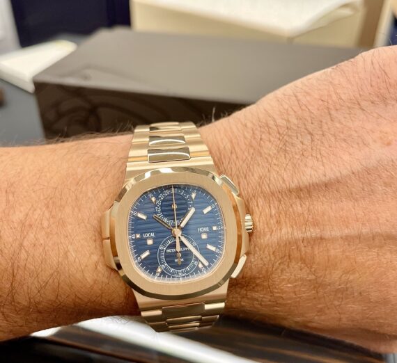 PATEK PHILIPPE NAUTILUS TRAVEL TIME MODEL 5990/1R 11