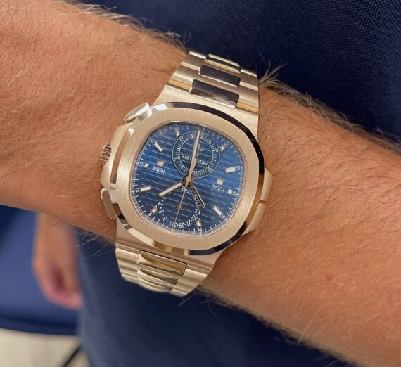 PATEK PHILIPPE NAUTILUS TRAVEL TIME MODEL 5990/1R 14