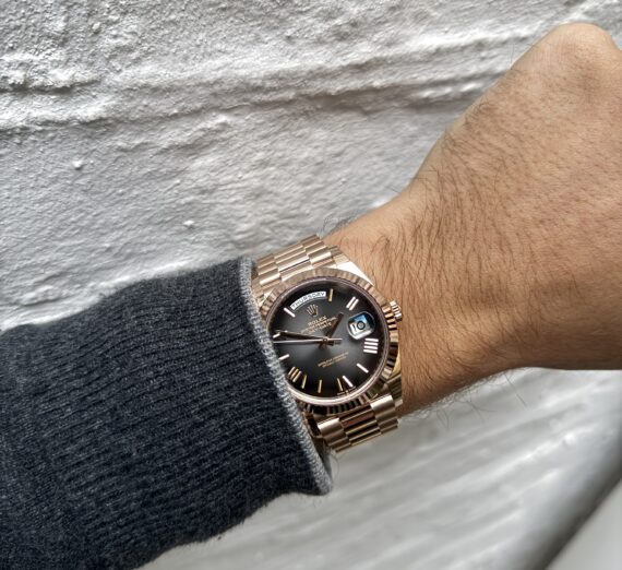 ROLEX DAY DATE ROSE GOLD OMBRE DIAL MODEL CODE 228235 1