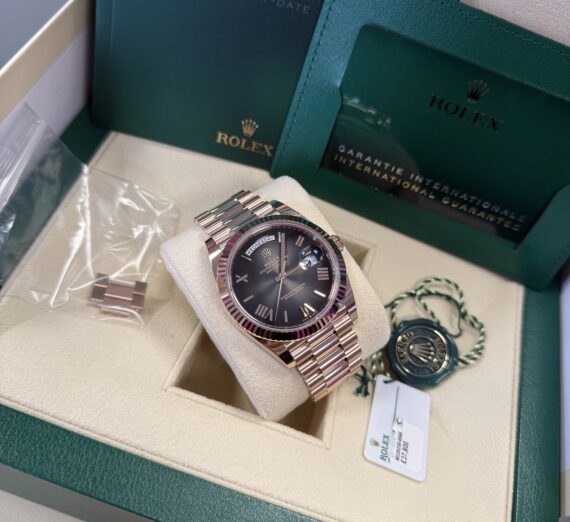 ROLEX DAY DATE ROSE GOLD OMBRE DIAL MODEL CODE 228235 4