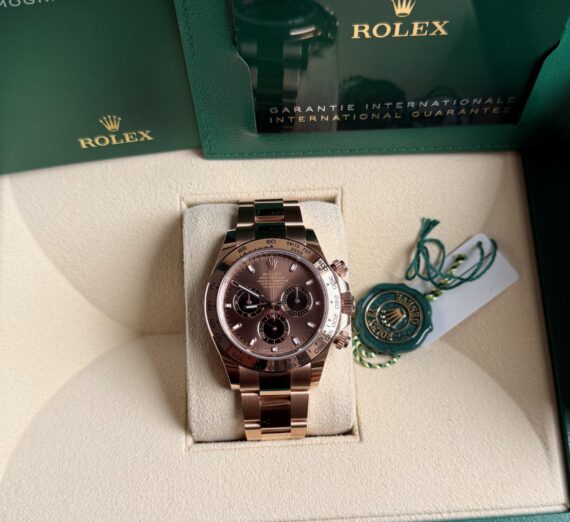 ROS EGOLD DAYTONA CHOCO DIAL MODEL 116505